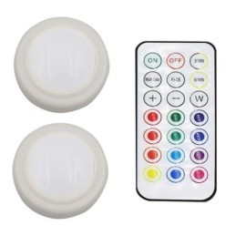 PACK 2 LUCES RGB+BLANCO CON...